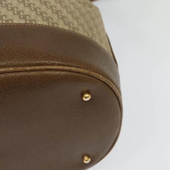 GUCCI Shoulder Bag Canvas Beige Gold - Picture 13 of 16